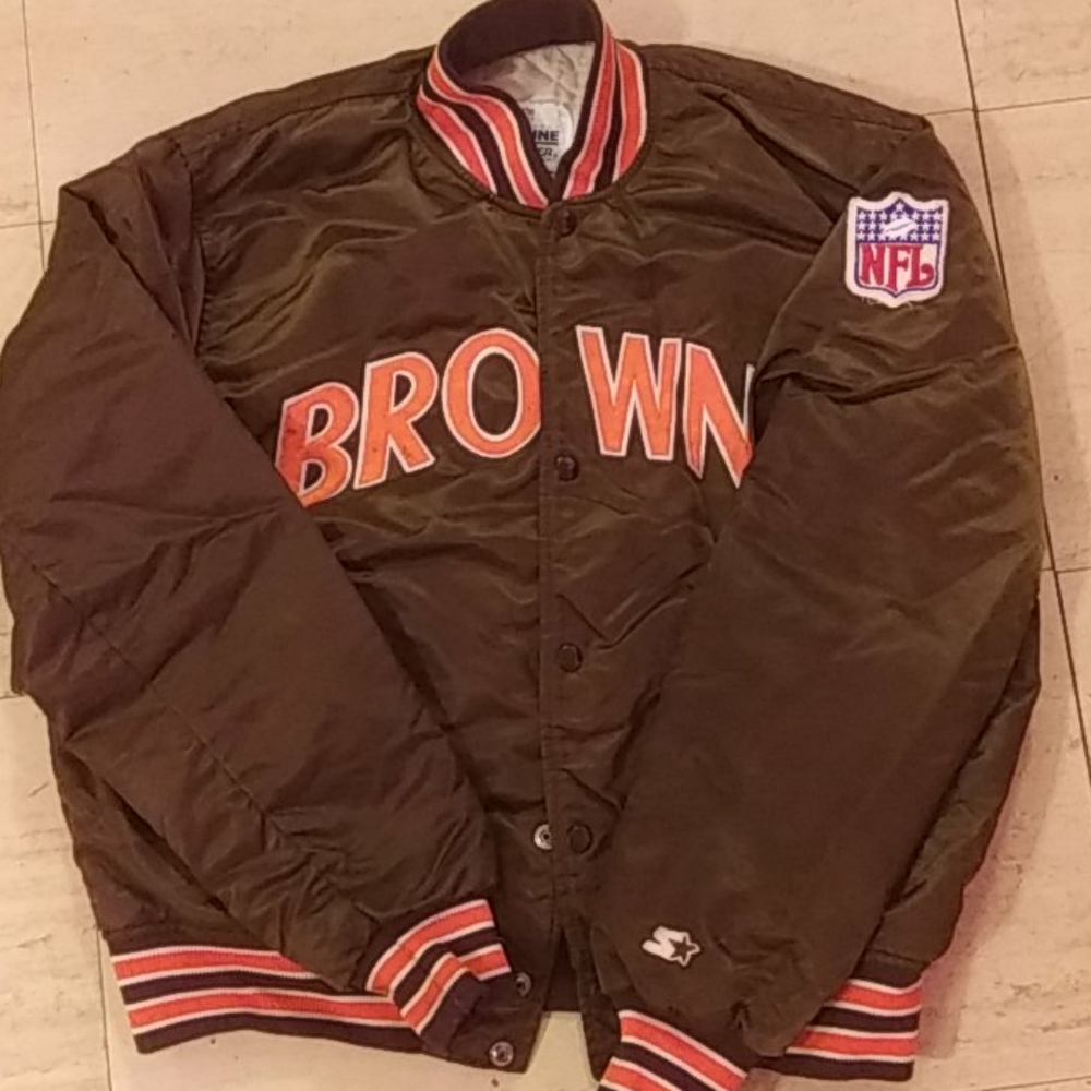 Vintage Cleveland Browns starter jacket
